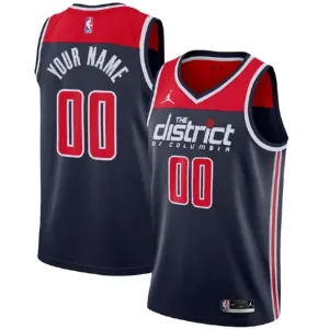 Muški Dres Washington Wizards Jordan Personalizacija Statement Edition Swingman Crna