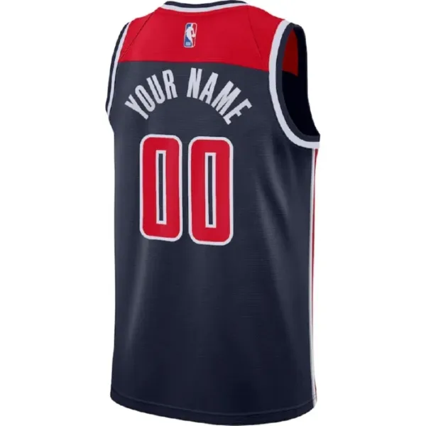 Muški Dres Washington Wizards Jordan Personalizacija Statement Edition Swingman Crna