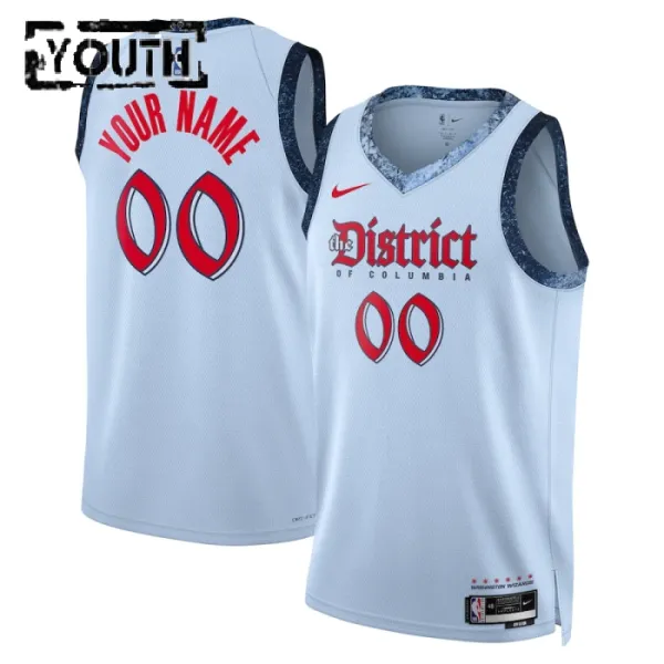 Nike Dječji Dres Washington Wizards Personalizacija City Edition 2024/25 Swingman Plava Nike Dječji Dres Washington Wizards Personalizacija City Edition 2024/25 Swingman Plava