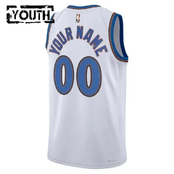 Nike Dječji Dres Washington Wizards Personalizacija Classic Edition 2022/23 Swingman Bijela