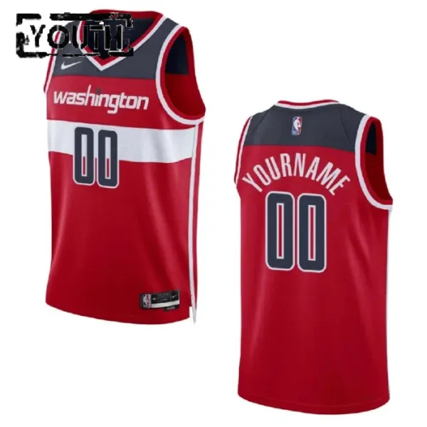 Nike Dječji Dres Washington Wizards Personalizacija Icon Edition Swingman Crvena Nike Dječji Dres Washington Wizards Personalizacija Icon Edition Swingman Crvena