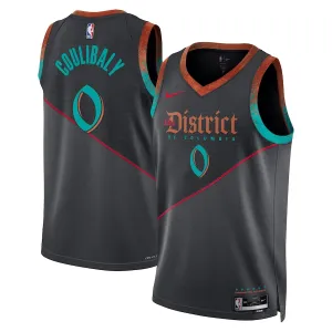 Nike Muški Dres Washington Wizards Bilal Coulibaly City Edition 2023/24 Swingman Crna