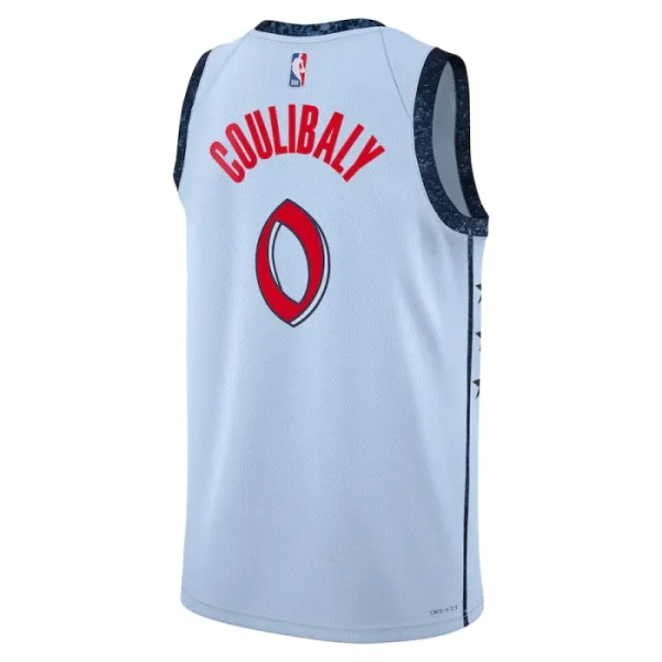Nike Muški Dres Washington Wizards Bilal Coulibaly City Edition 2024/25 Swingman Plava