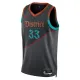 Nike Muški Dres Washington Wizards Kyle Kuzma City Edition 2023/24 Swingman Crna