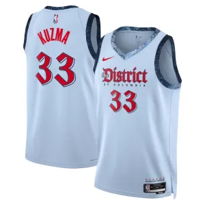 Nike Muški Dres Washington Wizards Kyle Kuzma City Edition 2024/25 Swingman Plava