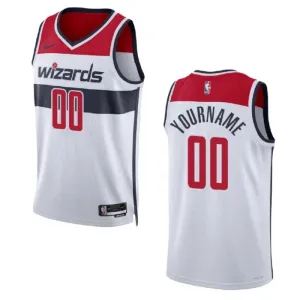 Nike Muški Dres Washington Wizards Personalizacija Association Edition Swingman Bijela