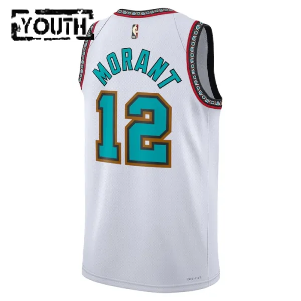 Nike Dječji Dres Memphis Grizzlies Ja Morant Classic Edition 2024/25 Swingman Bijela