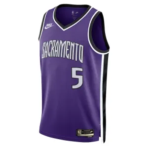Nike Muški Dres Sacramento Kings De Aaron Fox Classic Edition 2024/25 Swingman Ljubičasta