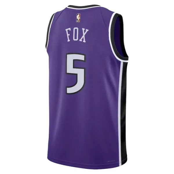 Nike Muški Dres Sacramento Kings De Aaron Fox Classic Edition 2024/25 Swingman Ljubičasta
